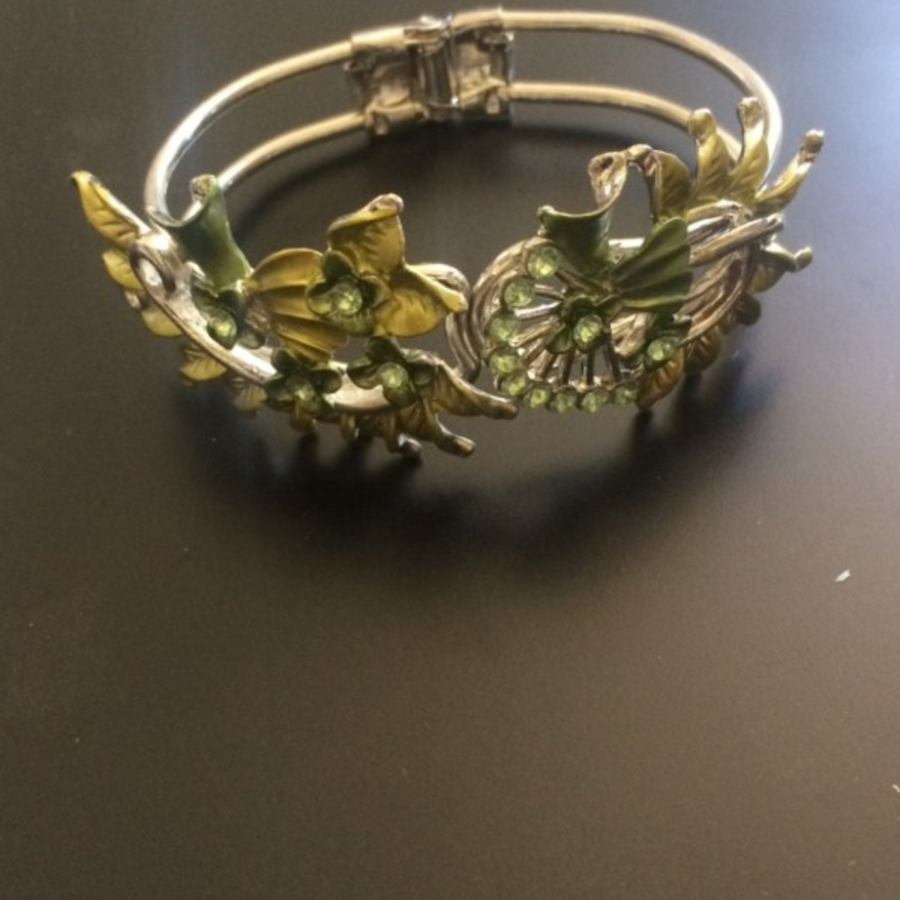 Brand New Hinged Enamel Bracelet